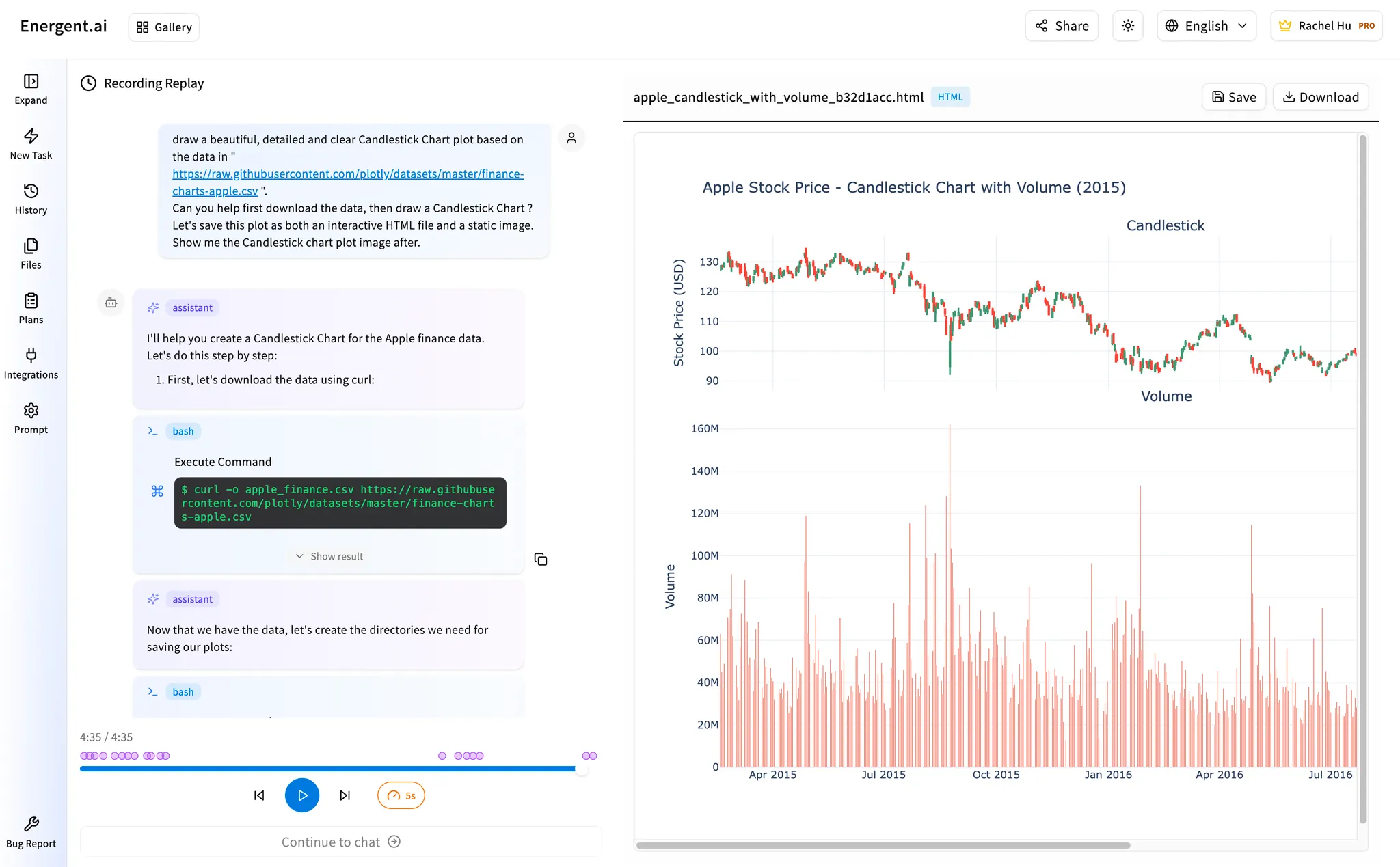 AI Platform for Smarter ESG Investing workflow demonstration