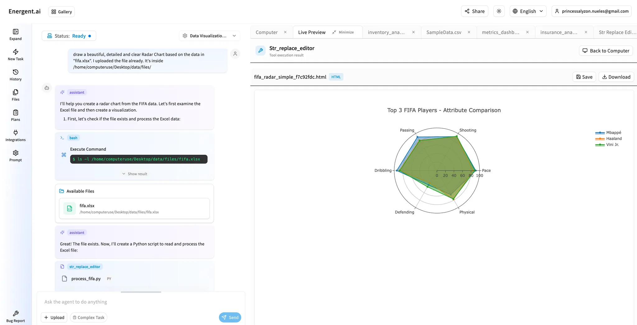 Vaivaton ESG reporting tekoälyllä workflow demonstration